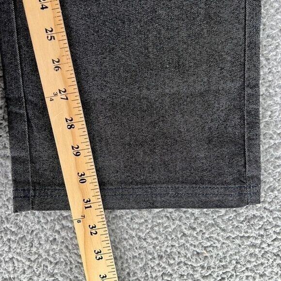 Prana Denim Pants Womens 8/29 (32x31) Black Dark Wash Straight Leg - Picture 7 of 11